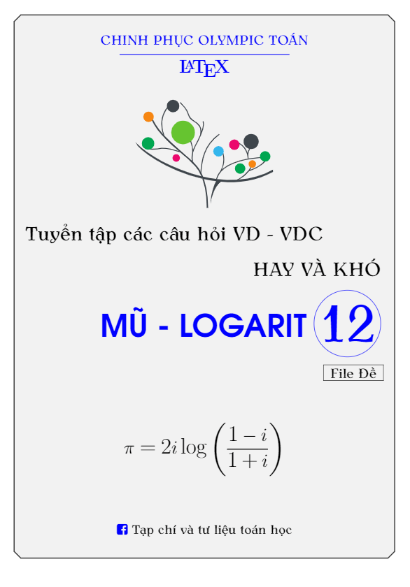 Tuy N T P C C C U H I Vd Vdc M Logarit Hay V Kh Toanmath