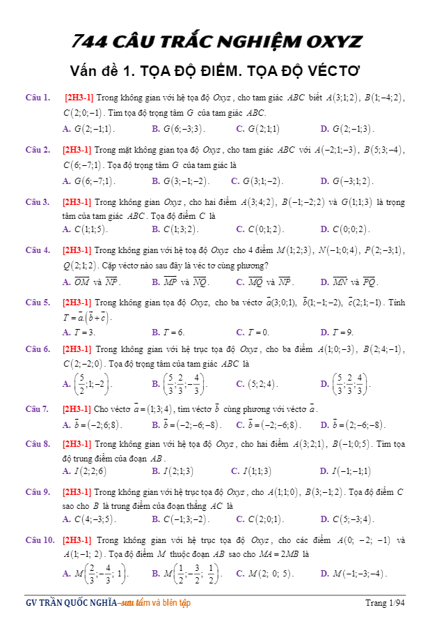 744 Cã U TrẠC Nghiá M Oxyz Cã ä ã P ã N TrẠN Quá C Nghä A Toanmath 744 Cã U TrẠC Nghiá M Oxyz Cã ä ã P ã N TrẠN Quá C Nghä A Toanmath
