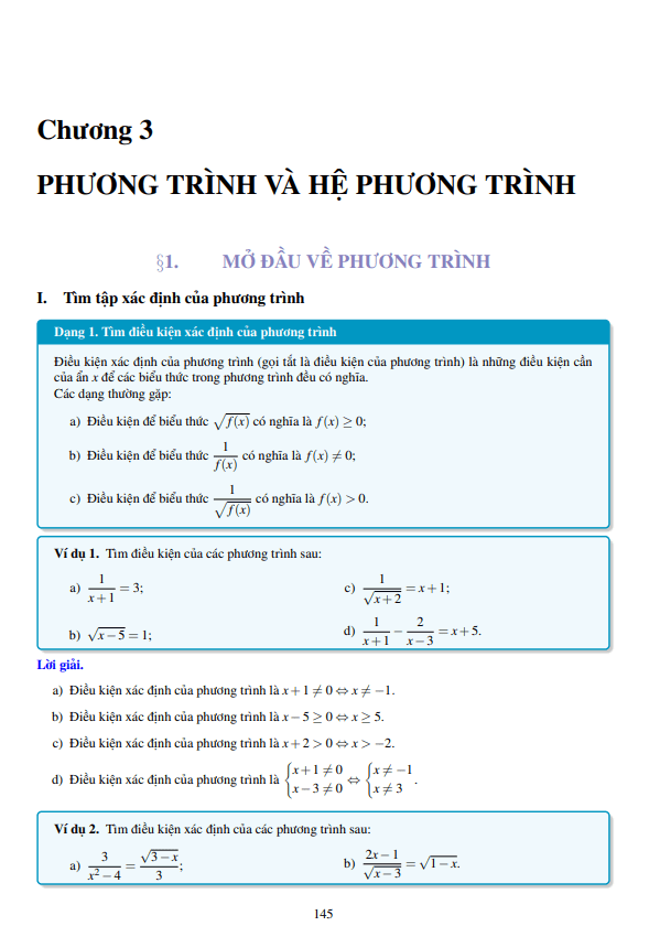 Các Loại Phương Trình Toán Học: Tìm Hiểu Và Ứng Dụng Thực Tế