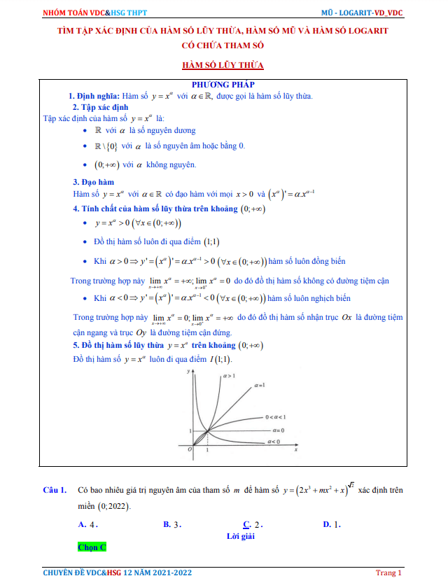 Tập xác định của hàm số log: Hiểu rõ và ứng dụng trong toán học